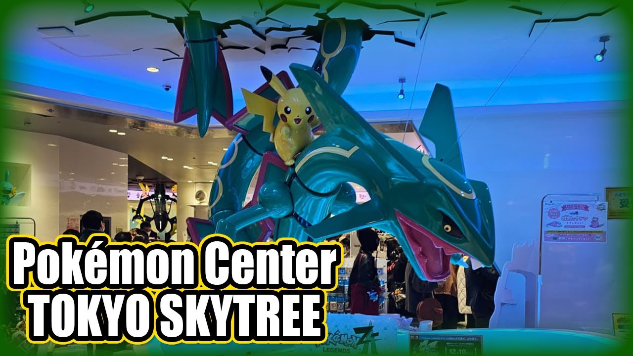 Pok&eacute;mon Center Skytree Town Tokyo &ndash; Full Tour (Solamachi 4F)