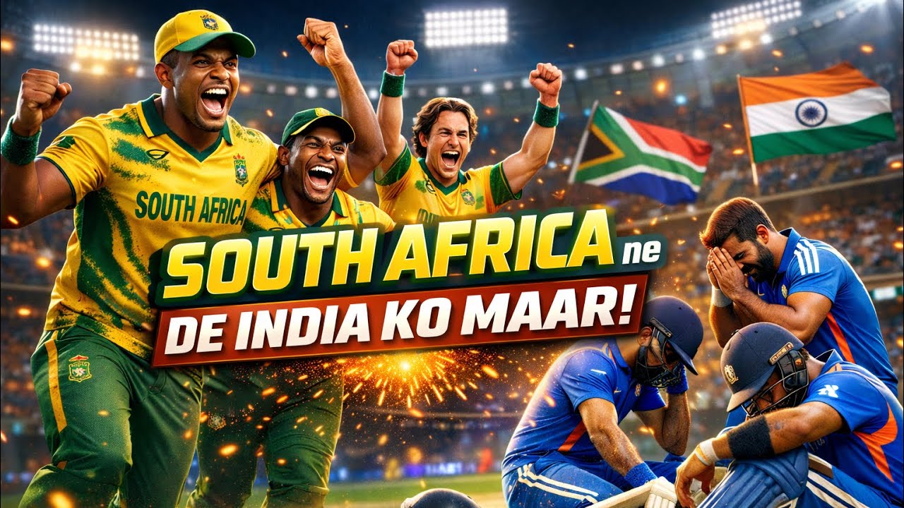 South Africa ny de India ko maar😅| India social media ne galiyaan Dena shuru kar de😥