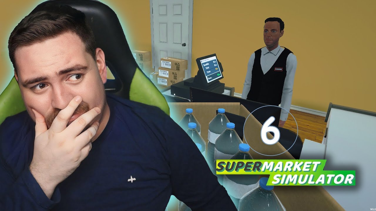 Ele não deve GOSTAR de trabalhar AQUI! │Supermarket Simulator│ EP: 06