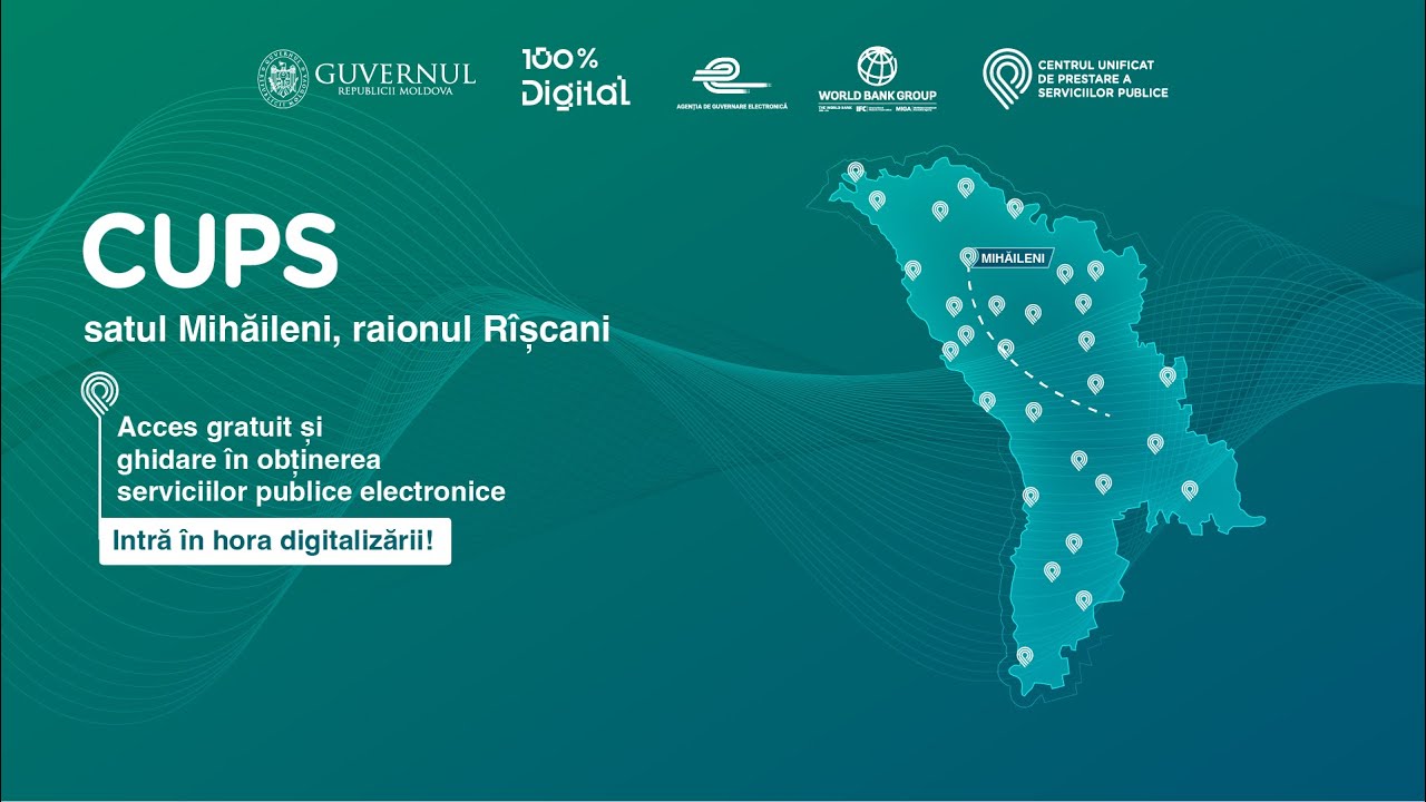Acces rapid la servicii publice direct &icirc;n satul tău | CUPS Mihăileni