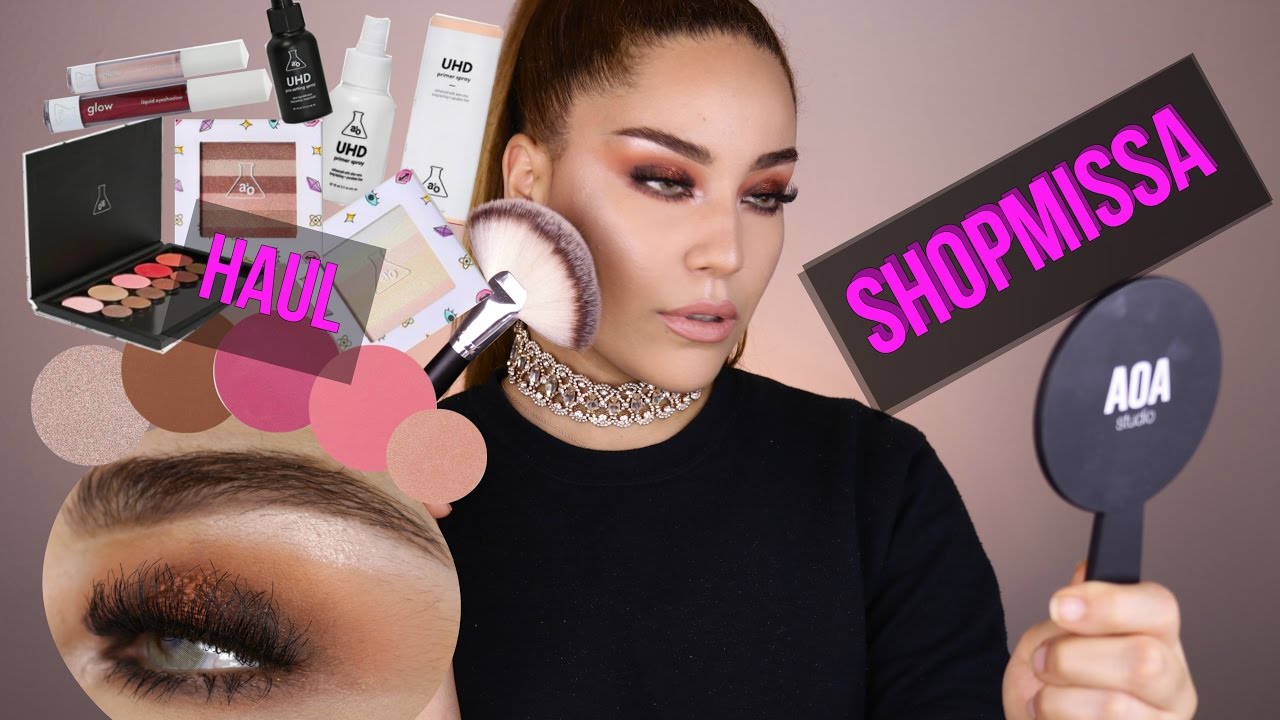 Huge New Shopmissa Makeup Haul + $1 MAKEUP TUTORIAL | Sahony Bourdier