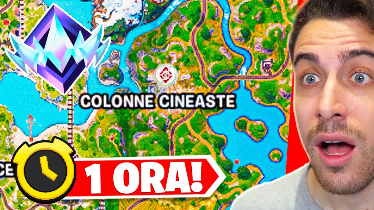 Atterro per 1 ORA a COLONNE CINEASTE in RANKED! Capitolo 5 Fortnite ITA!