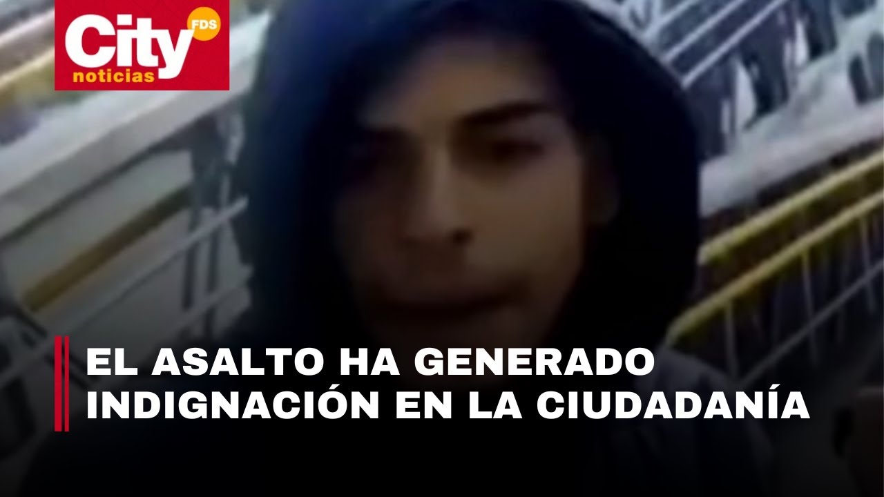 Policía busca a sujeto que robó a mano armada en un puente peatonal de Bogotá | CityTv