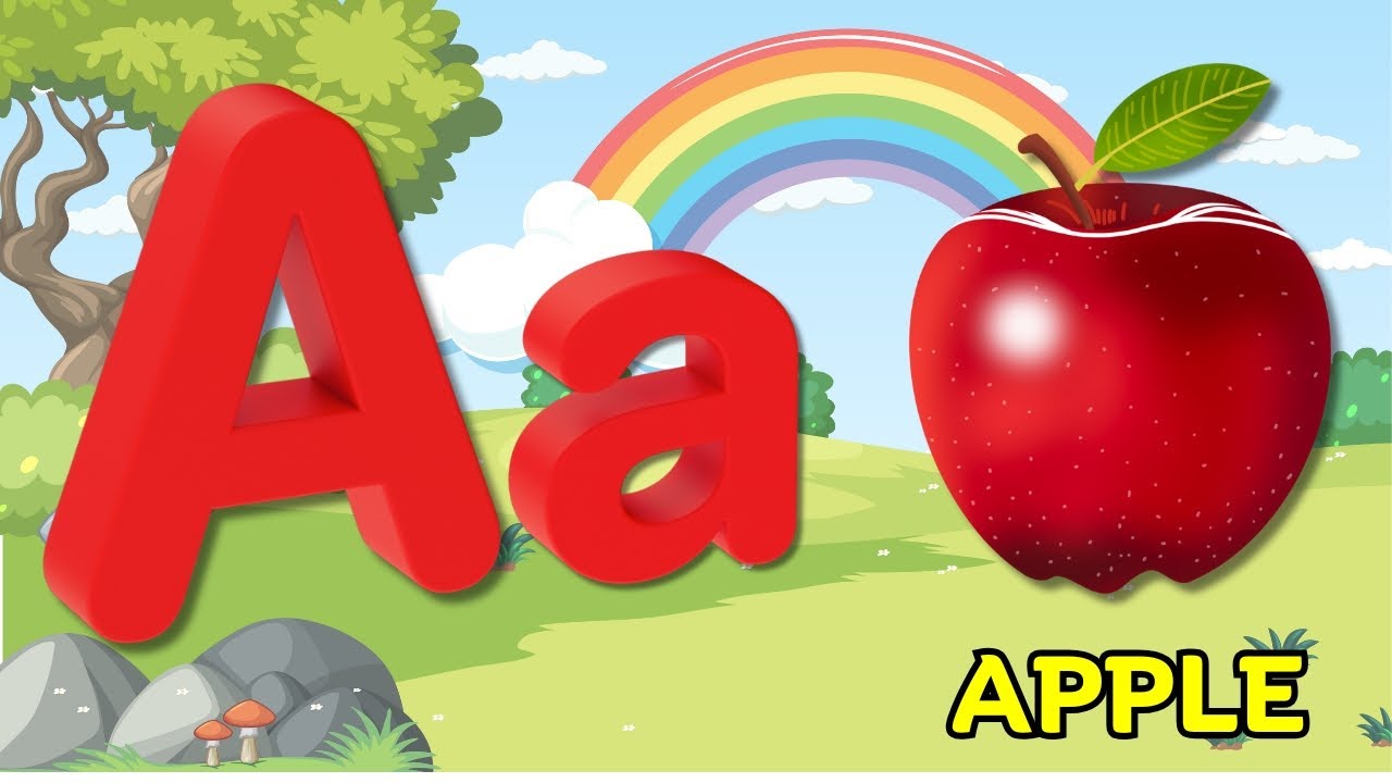ABC Phonics Song - A for Apple, Toddler Learning Video Songs, Nursery Rhymes, Alphabet Song for kids