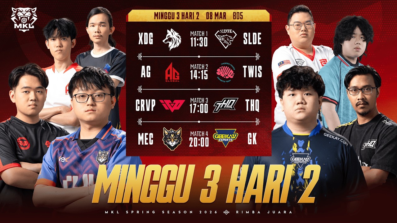 🔴 LIVE NOW | [BM] Musim Bunga 2026 | Regular Season Minggu 3 Hari 2
