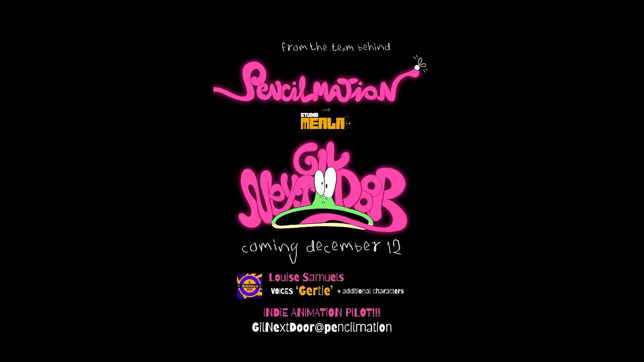 🐸 GIL NEXT DOOR - PILOT - DECEMBER 12th @pencilmation voices including @britvoice-louisesamuels