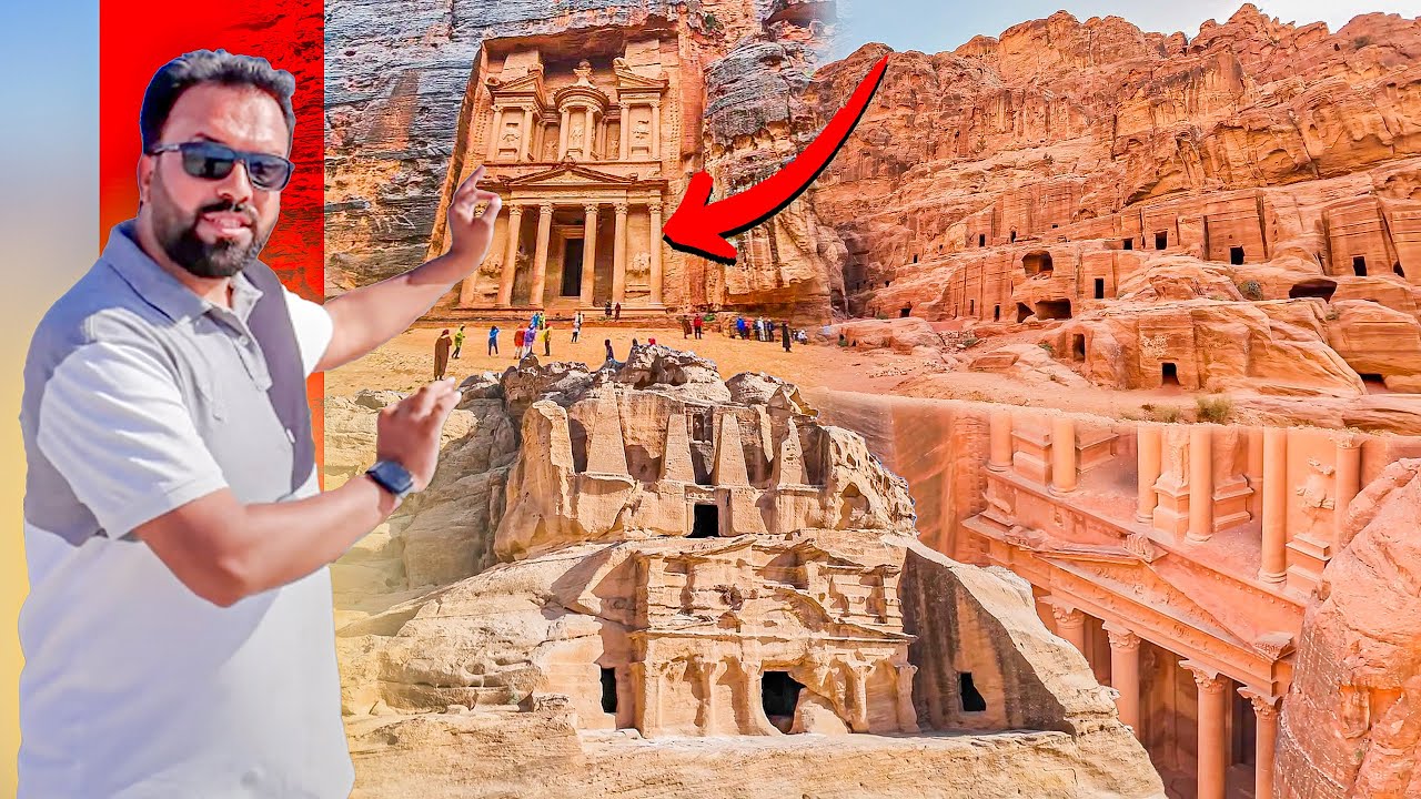 I was amazed 🤯 Historical PETRA - Lost City: Wonder of the World in Jordan 🇯🇴