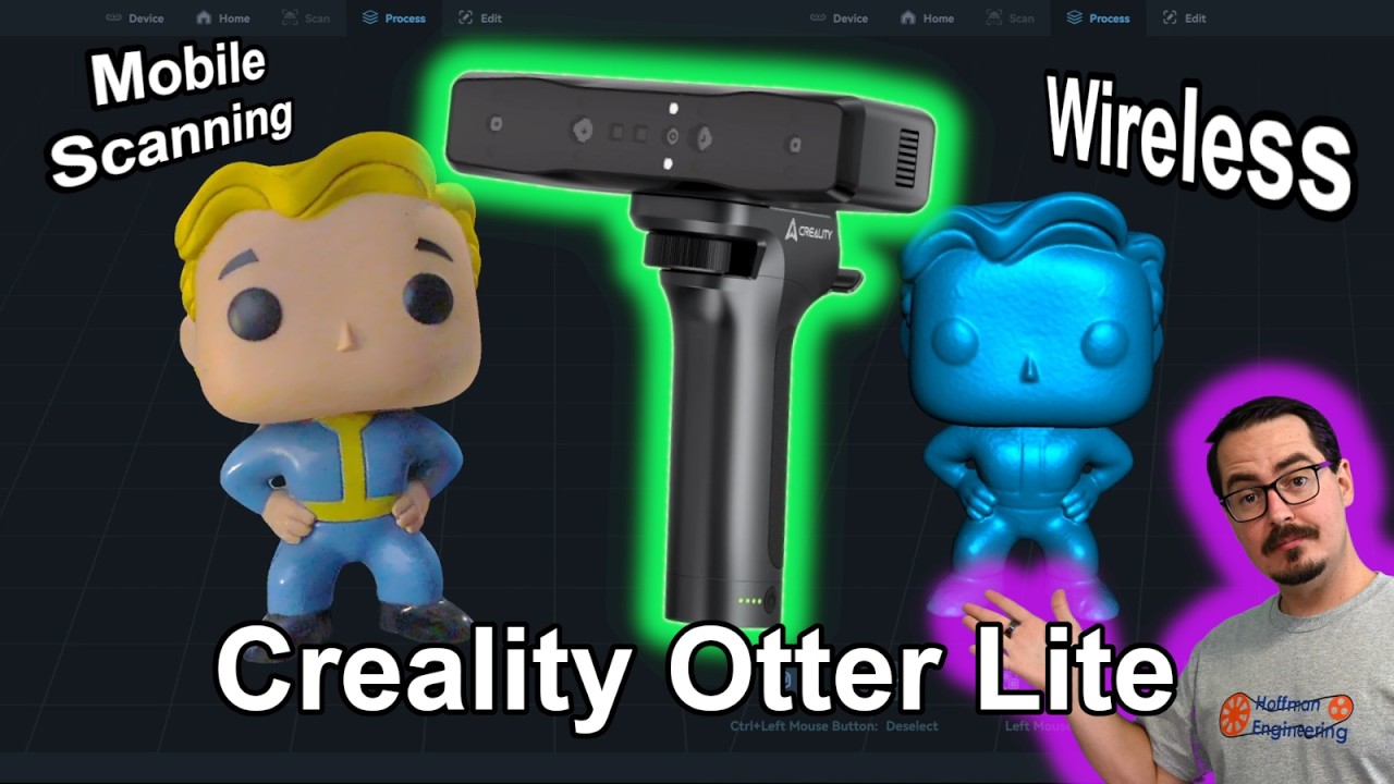 Creality Otter Lite 3D Scanner In-Depth Review &ndash; Scans Big, Costs Less, No Wires