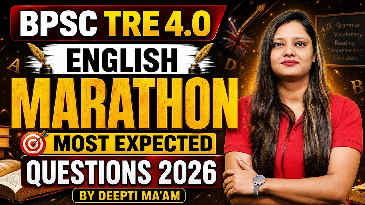 BPSC TRE 4.0 English Revision | Most Expected Questions & PYQs | 2026