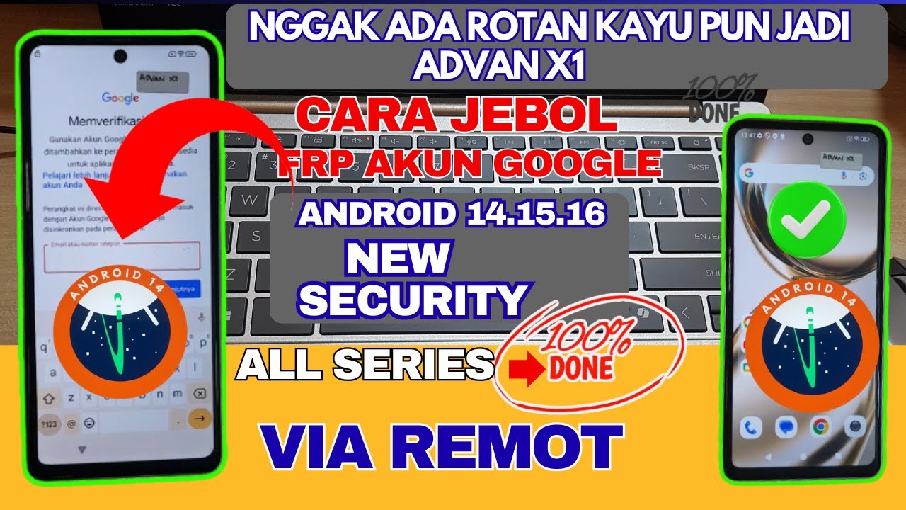NEW Security Android 14, 15, 16‼️ Bypass FRP google account ADVAN X1‼️  ANDROID 14