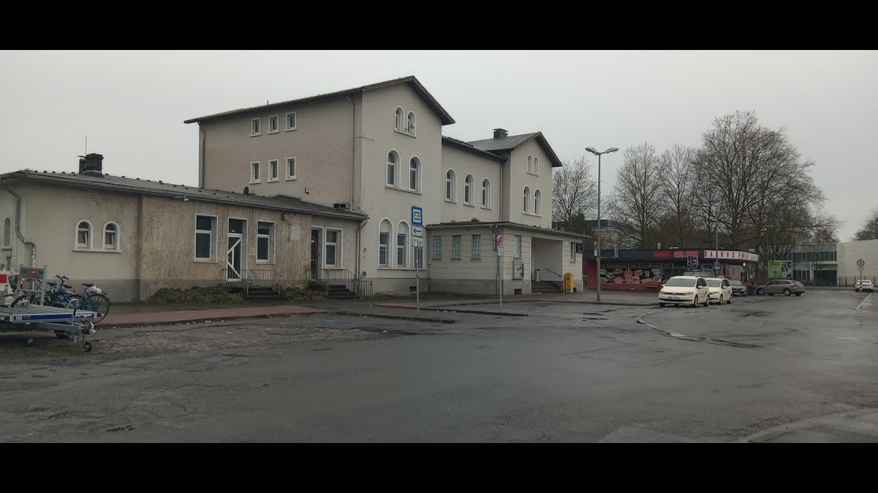 Der Bahnhof Neheim-Hüsten und die umliegenden Gleisanlagen