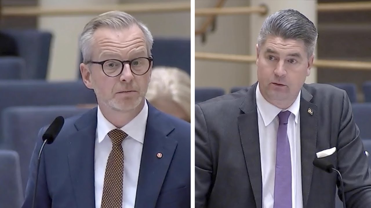 Damberg (S) briljerar i debatt mot Sjöstedt (SD) om bränslepriser