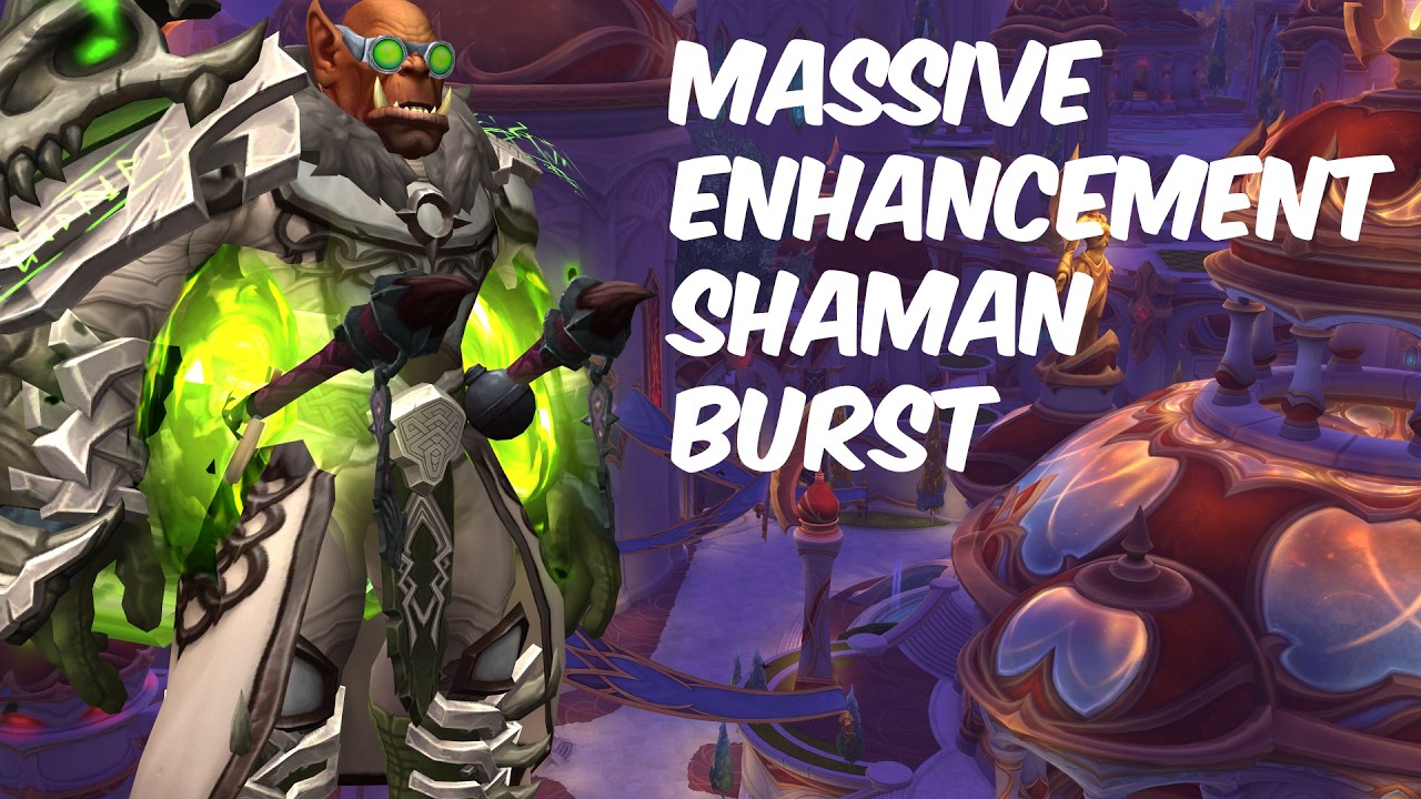 NEW WEPS MASSIVE INSANE BURST   Enhancement shaman pvp midnight