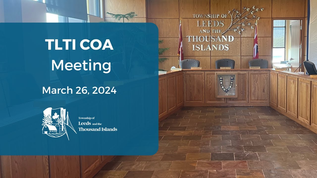 March 26, 2024 Committee of Adjustment Meeting