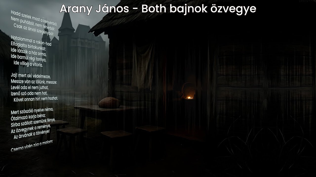 Arany János - Both bajnok özvegye | zenés vers