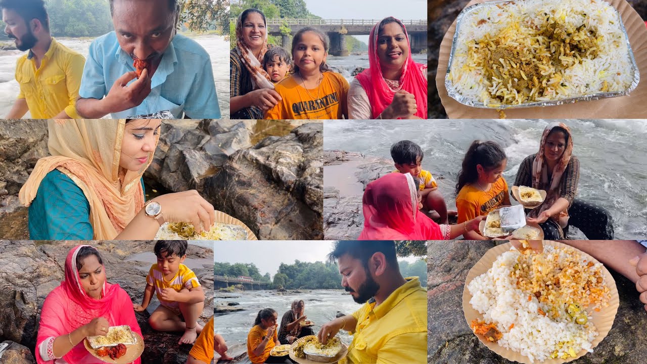 വെള്ളം കൊണ്ട് ആറാട്ട് 😅 | Fooding And Playing In River 😋 | Suhana | Basheer Bashi | Mashura