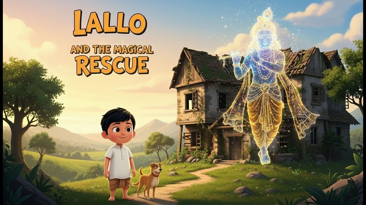 Laloo and the Magical Rescue 🕉️ | Kids Moral Story on Prayers & Honesty