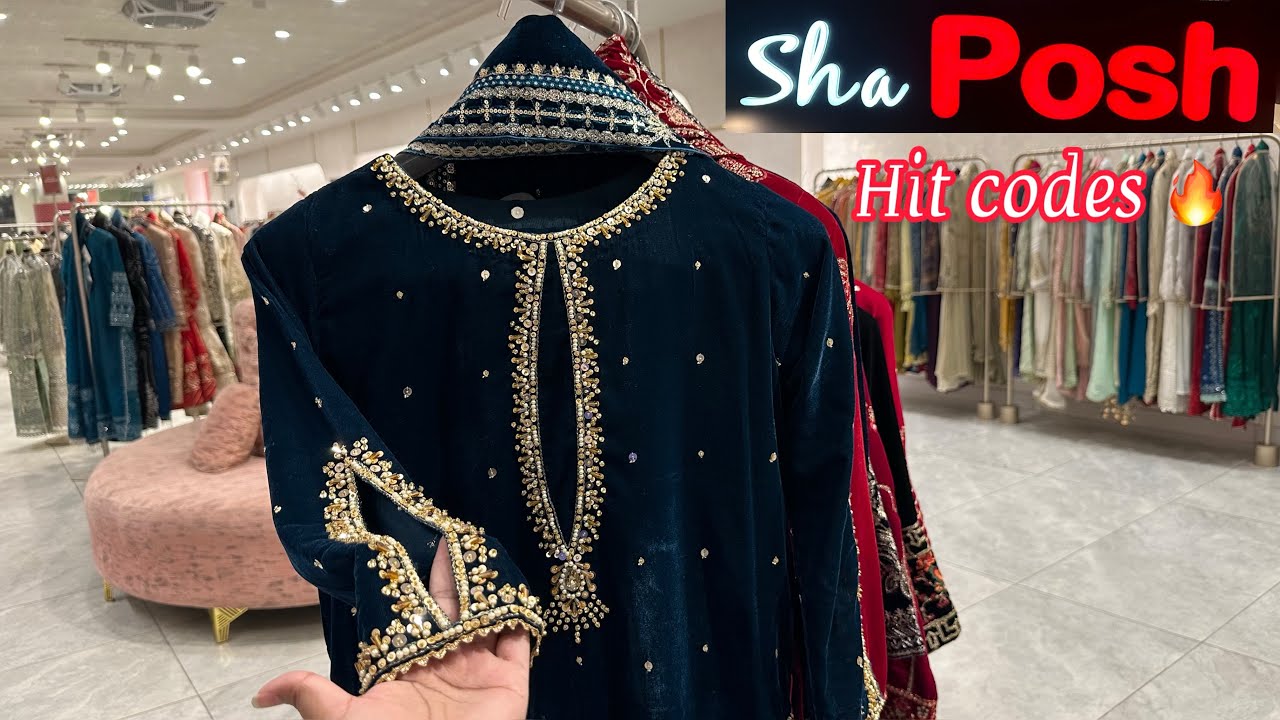 Sha Posh New Velvet Collection 2024 | Sha Posh Sale & New