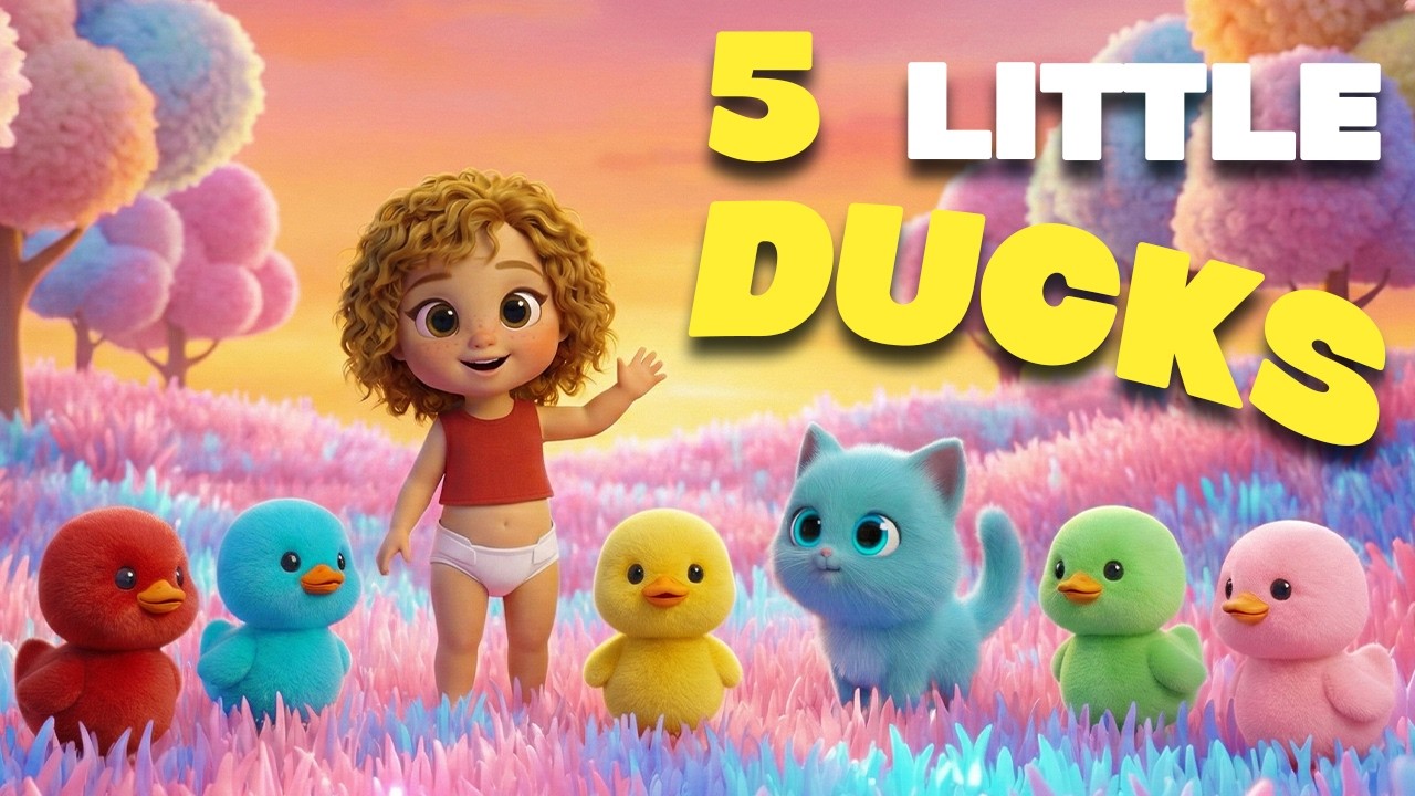 5 Little Ducks | Kids Nursery Rhyme | Coco Neno