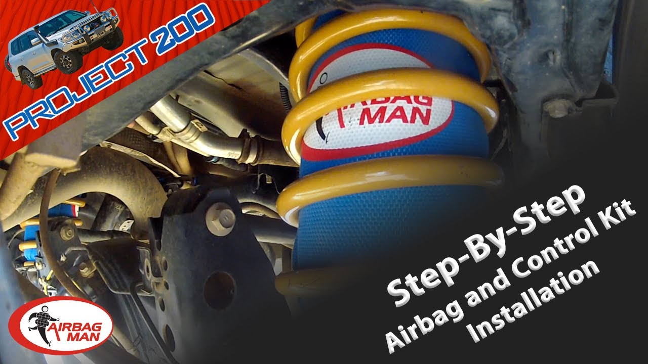 LandCruiser 200 — установка комплекта Airbag Man Heavy Duty — Project 200