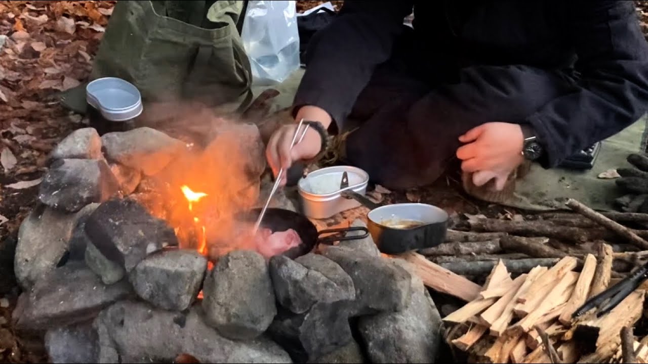 【40代から始めたソロキャンプ】家でゴロゴロする休日から抜け出して山で肉を食べる
