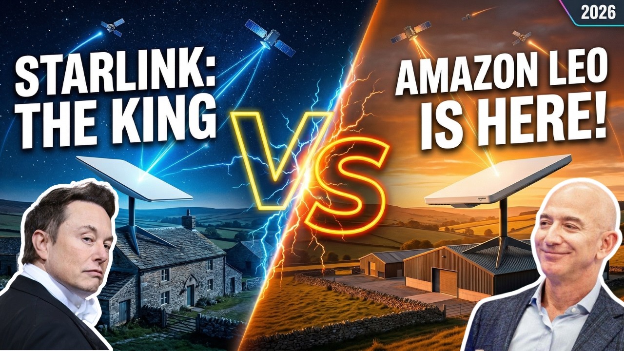 Elon vs Bezos: The Satellite War Just Got Real (Starlink vs Amazon Leo)