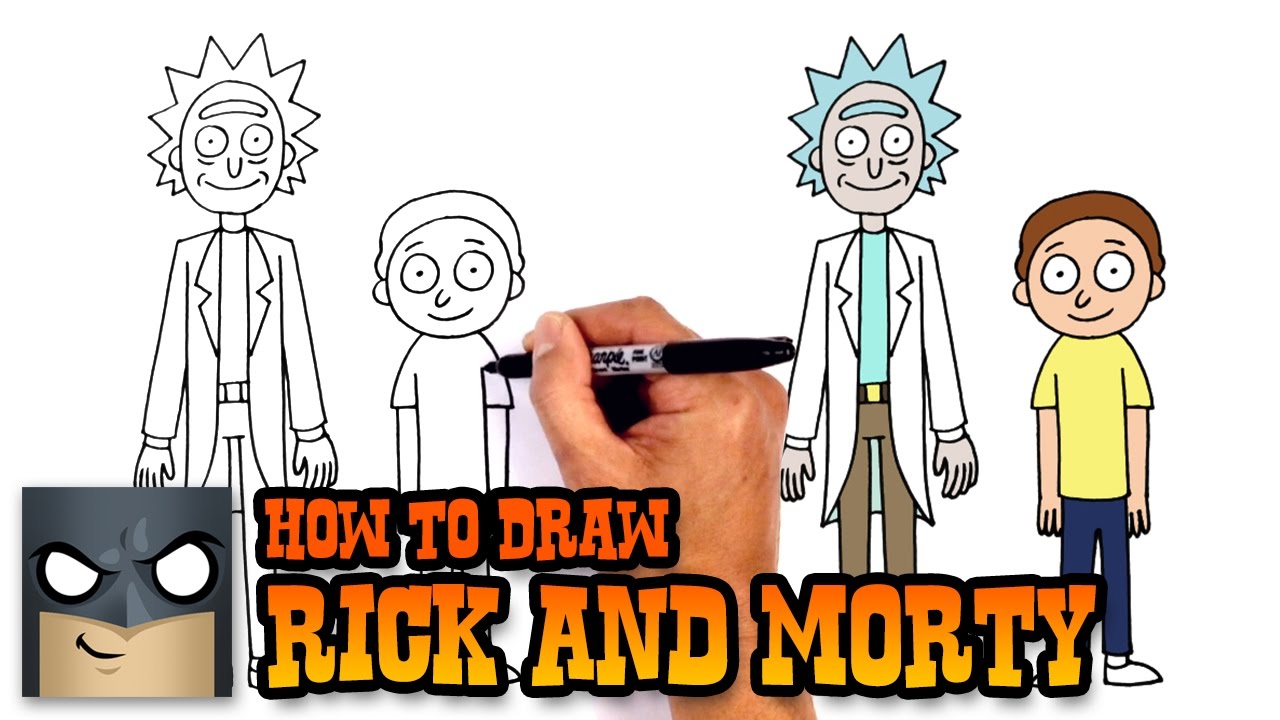 How to Draw Rick and Morty | Beginner Drawing Tutorial (Step-by-Step)