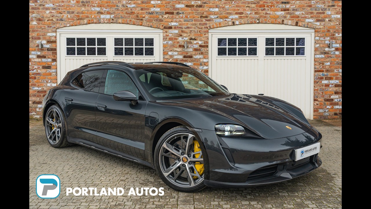 2024/24 PORSCHE TAYCAN TURBO S CROSS TURISMO 4WD IN VOLCANO GREY METALLIC WITH BLACK LEATHER