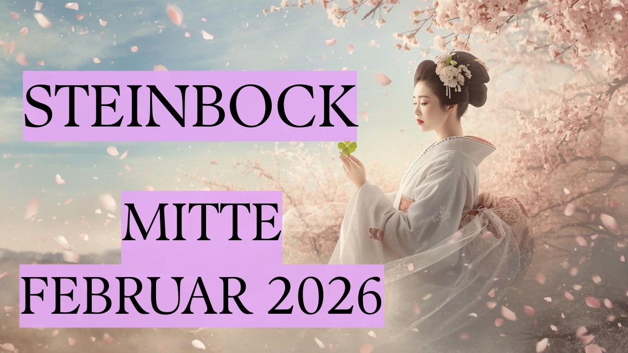 STEINBOCK - MITTE FEBRUAR 2026 - AUFRÄUMEN! STARKE ANZIEHUNG!