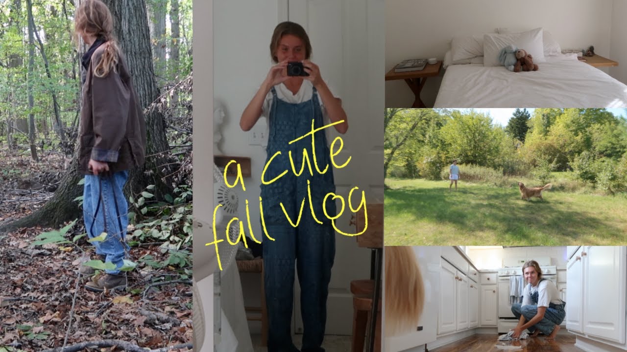 weekly vlog, new bed setup, fall walks, looking for jobs post graduation, thoughts on living at home