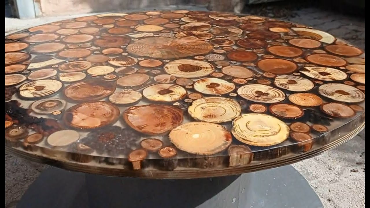 Je transforme un touret en table basse  déco