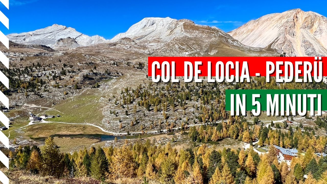 The breathtaking Dolomites Fanes Natural Park traverse from Col de Locia to Peder&uuml; #timelapse