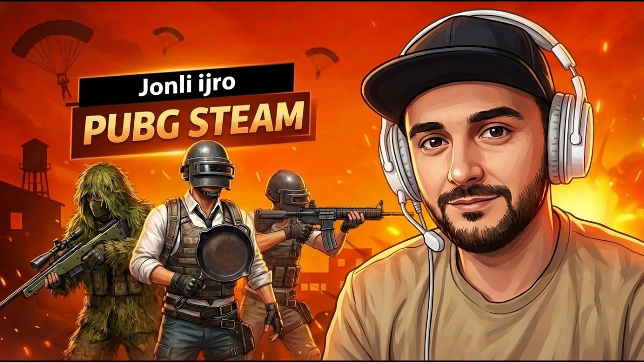 🎮 PUBG Jonli Efir | Qiziqarli o‘yin va action bilan!