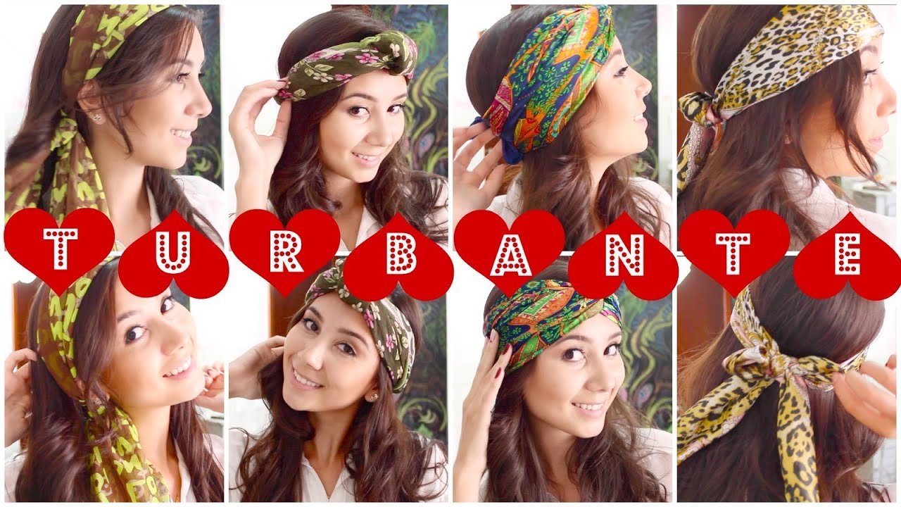 5 formas fashion de amarrar um turbante/lenço