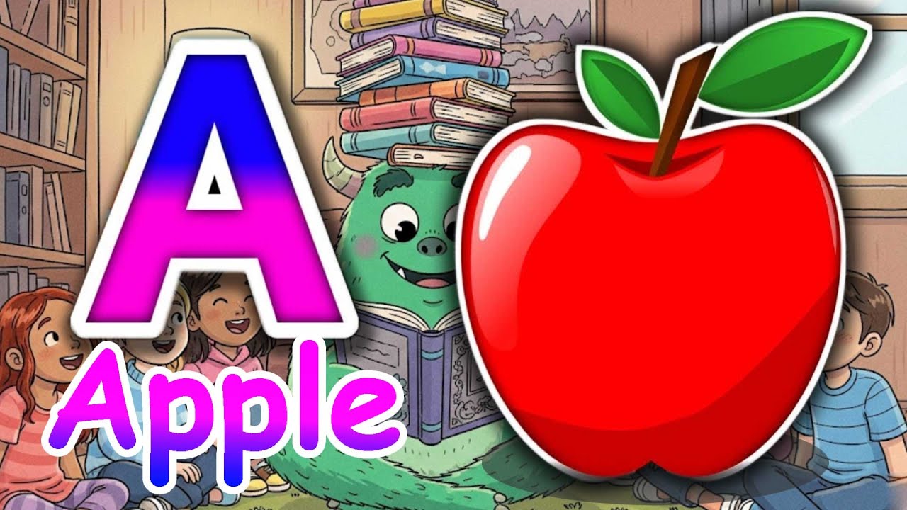 Phonics Song 2 with THREE Words in 3D - A For Airplane - ABC Alphabet Songs & Sounds 4