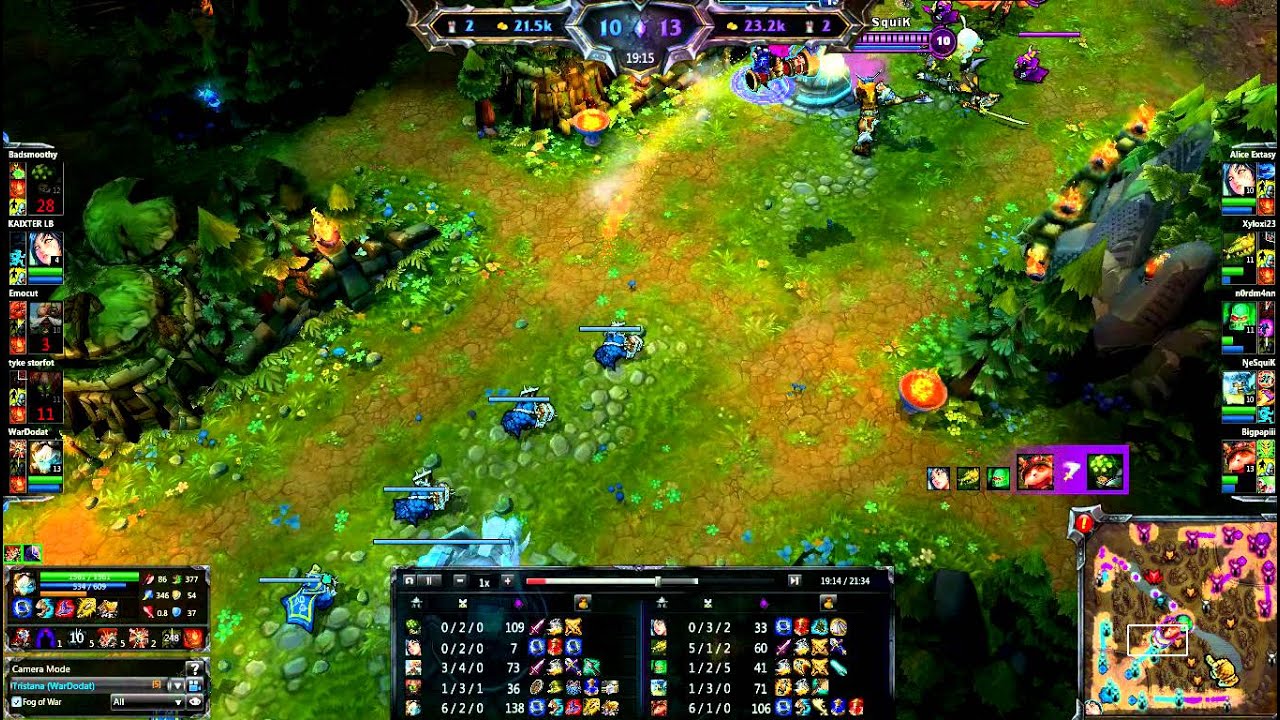 1vs5 Pentakill - AP tristana - League of Legends