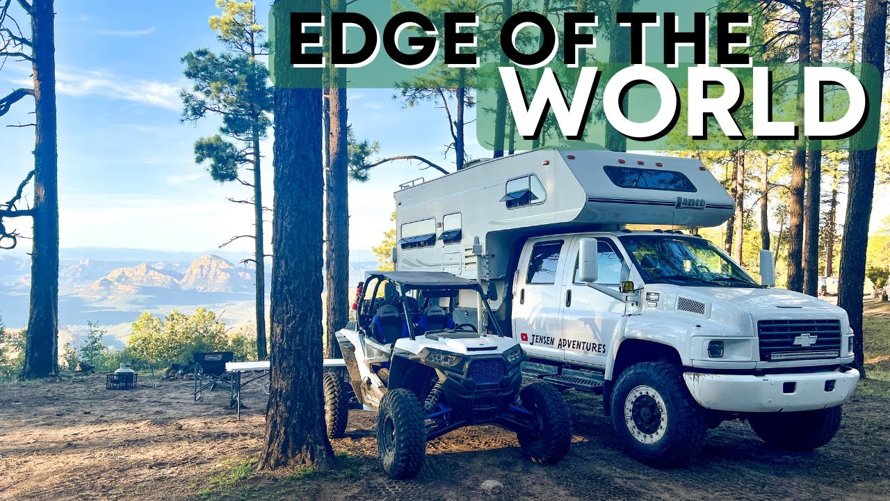 Camping at the Edge of the World in our Kodiak Expedition rig!