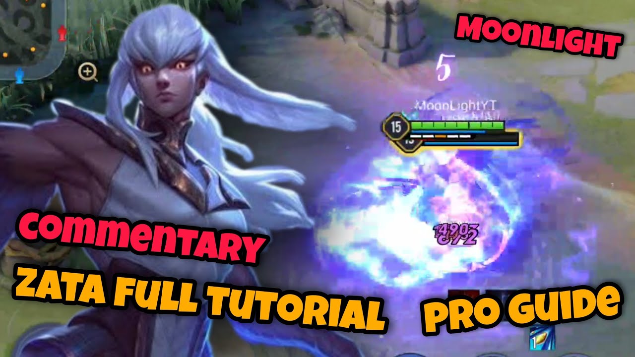 FULL ZATA TUTORIAL | How To Play Zata | How To Do 5 Dashes With Zata | Arena of Valor Zata Combo
