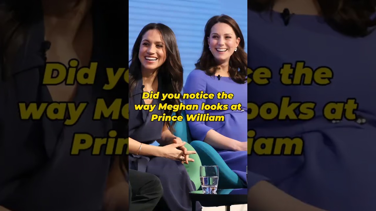 Вы заметили, как Меган смотрит на принца Уильяма? #princewilliam #meghan
