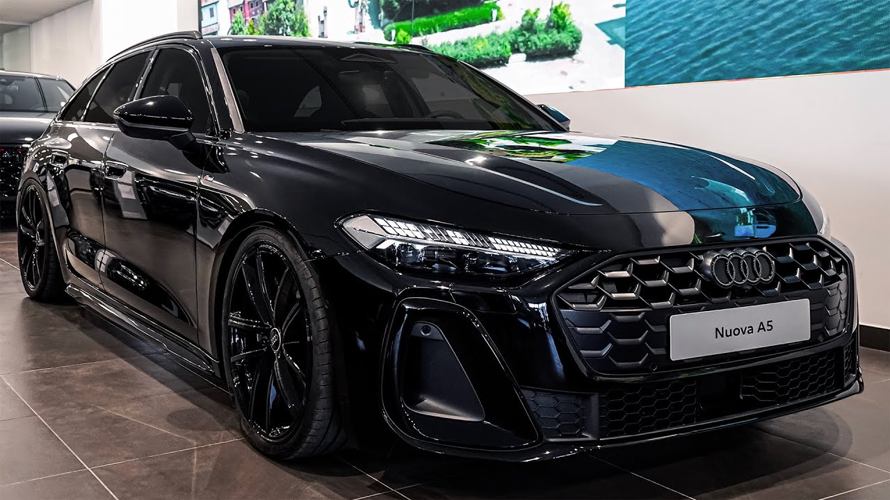 2026 Audi A5 Avant S line in Mythos Black - Interior & Exterior Walkaround