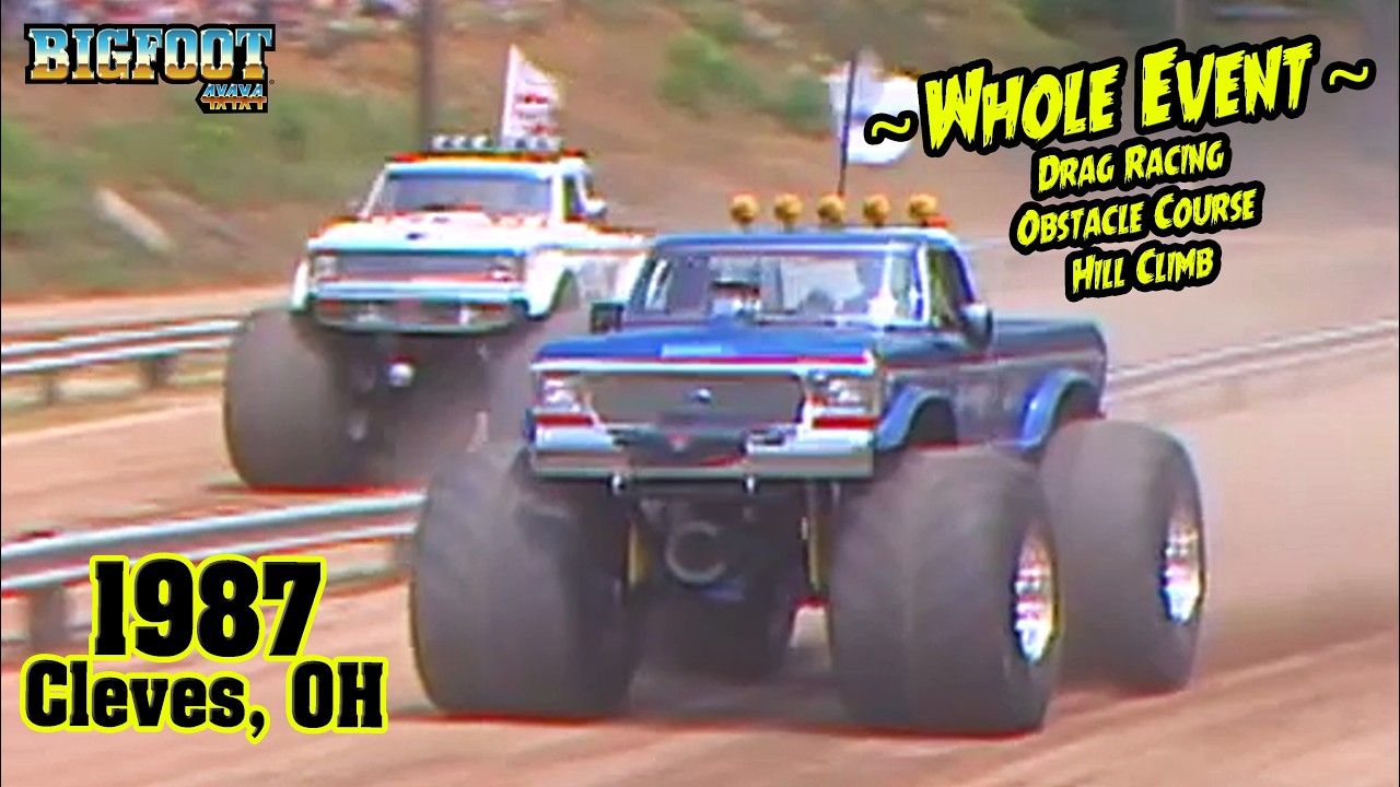 1987 Cleves, OH WHOLE EVENT - BIGFOOT #1 & Shuttle - BIGFOOT Monster Truck