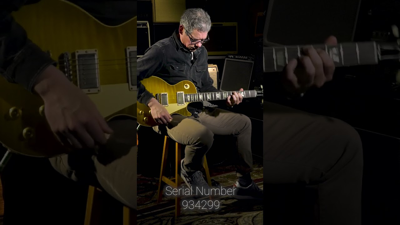 Gibson Custom Shop 59 Les Paul Green Lemon Fade Murphy Lab Ultra Light Aged Demo// POL 6/6 