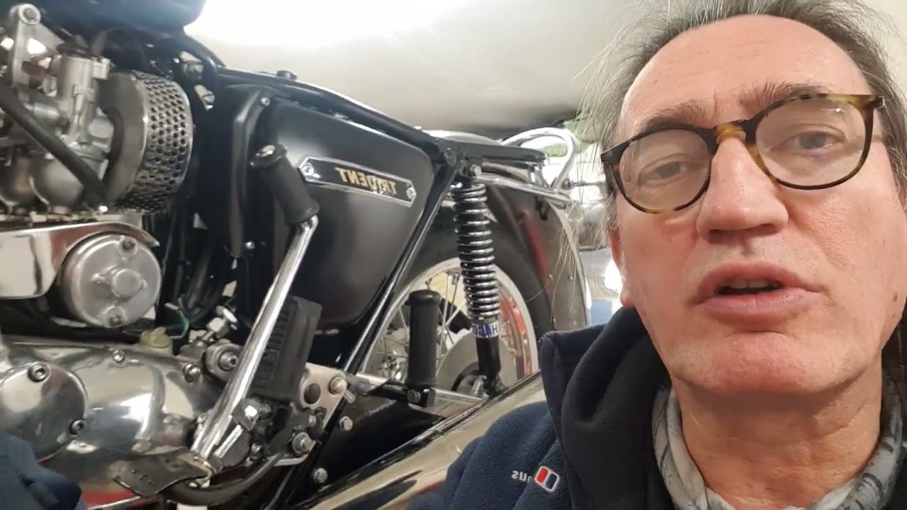 Triumph Trident T160. Initial Engine Start Up and Fettling after Restoration. Part 5.