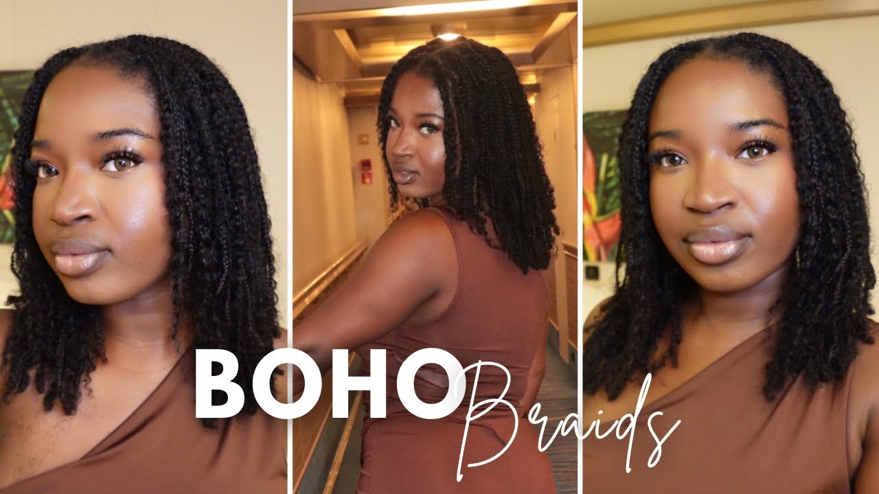 Видеоблог о волосах: косы в стиле бохо с добавлением натуральных волос!