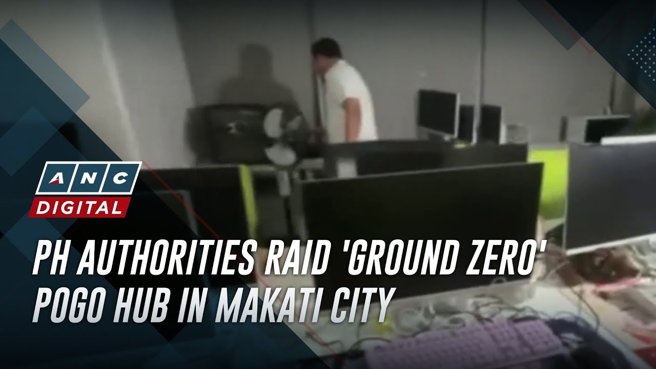 PH authorities raid 'ground zero' POGO hub in Makati City | ANC