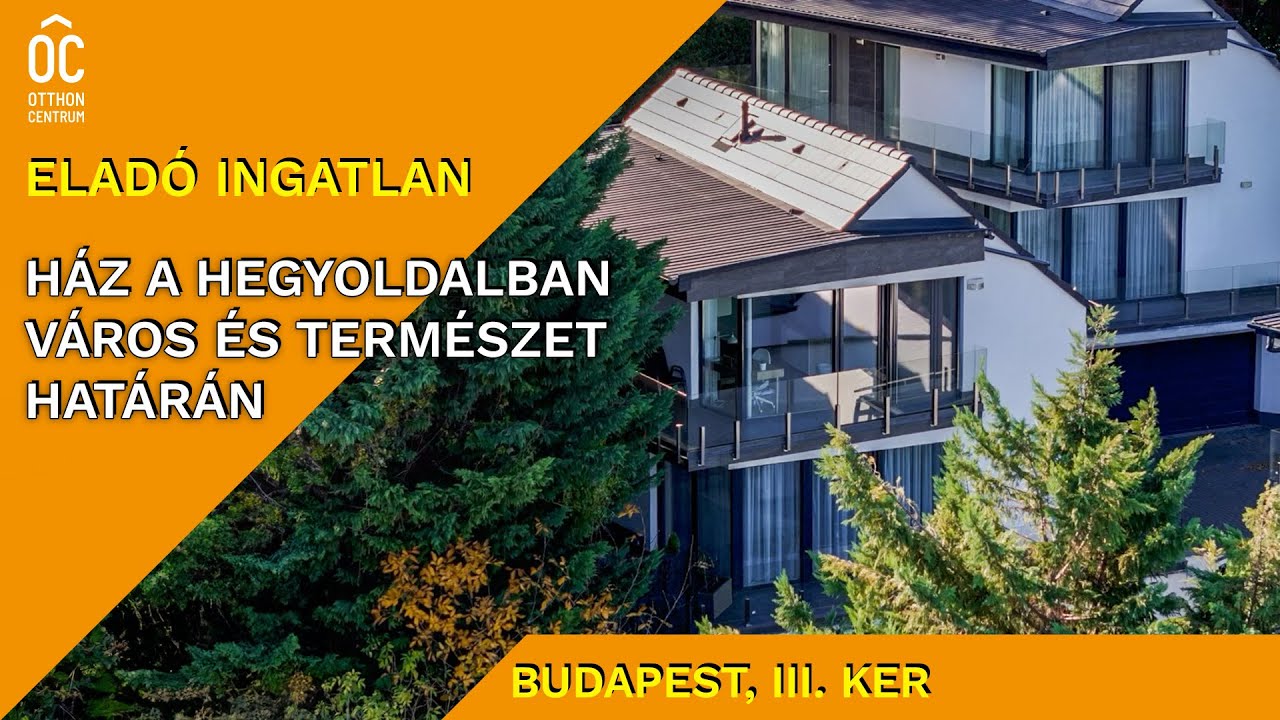 Ház a hegyoldalban - város és természet határán