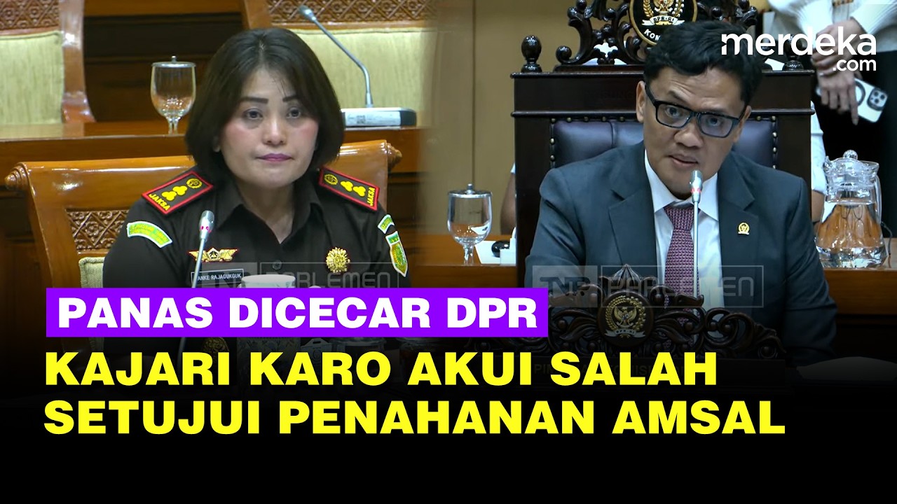 Skandal Surat Penahanan Amsal, Kajari Karo Akui Salah Depan Komisi III DPR & Kajati Sumut