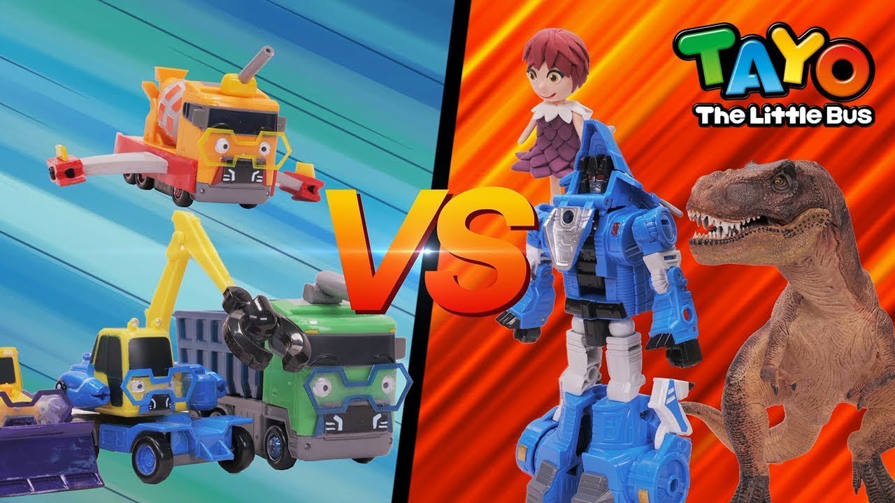 Tayo Kids Pop🎈 BILLY POCO l Fight with toy villains! l Strong Heavy Vehicles Song
