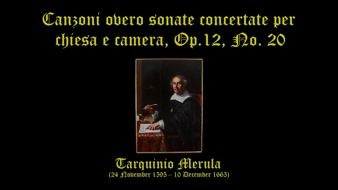 Ciaccona, Op.12, No.20. Tarquinio Merula. Hespèrion XXI, Jordi Savall