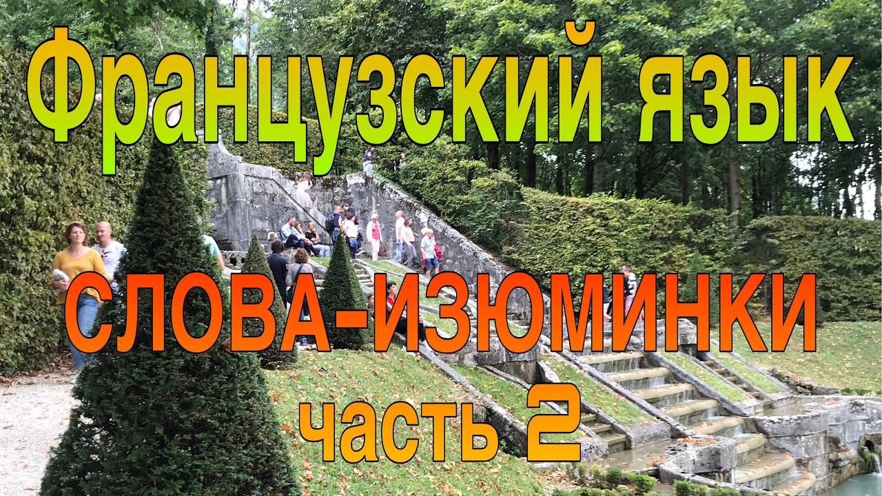 СЛОВА-ИЗЮМИНКИ (2 часть ) | ФРАНЦУЗСКИЙ ЯЗЫК